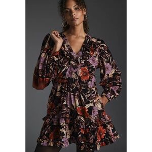 NWT Anthropologie Pilcro Tiered Corduroy Dress size XXSP